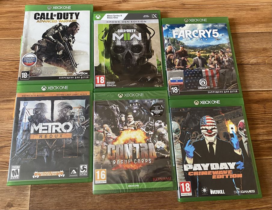 Xbox One/Series X: GTA5, FarCry, Mafia, Elden Ring, Dark Souls, Sekiro