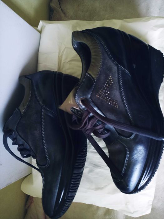 Sneakersy damskie , Andrea Morelli, skóra naturalna , 37