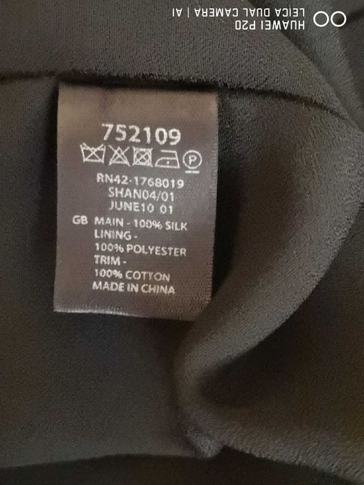 вечірня вишукана сукня MONSOON розмір L чорна шовк