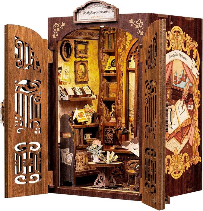 Книжковий куточок Букнук / Book Nook 3D-пазл від CuteBee