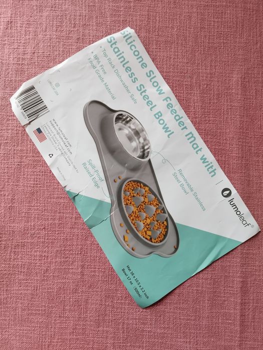 Miska dla psa szara