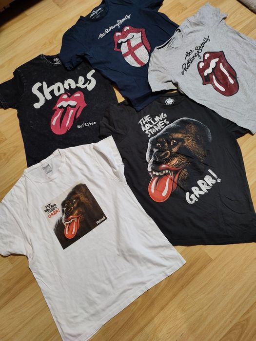 Футболки Impericon, Rage, Kiss, Rolling Stones, Lynyrd Skynyrd, i ін
