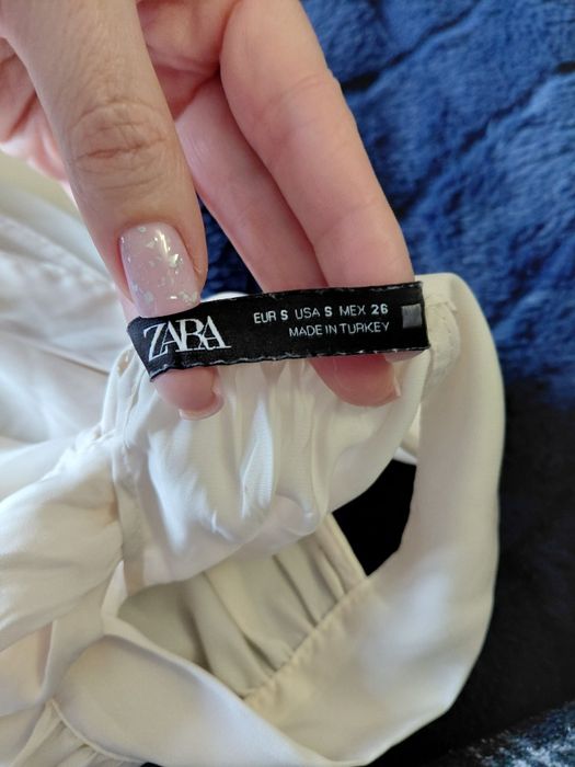 Блуза з бантом від zara