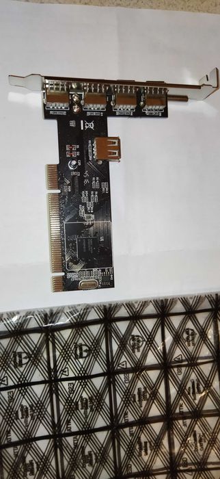 Новый адаптер PCI  на 5 портов  USB  2,0 для стационарного ПК