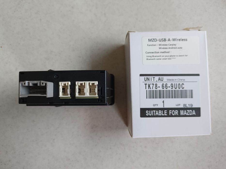 Mazda panel USB,gniazdo hub Android Auto, CarPlay, TK78-66-9U0C, K1414