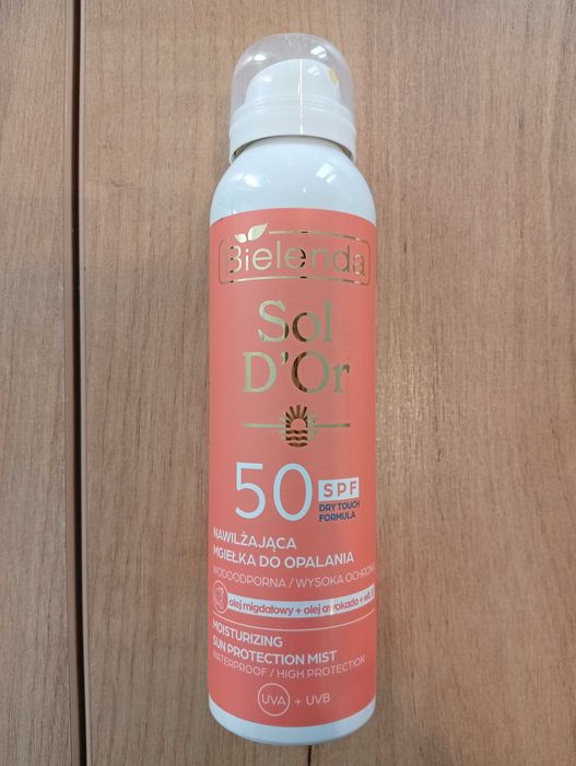 Bielenda Sol D'Or nawilżająca mgiełka do opalania SPF 50