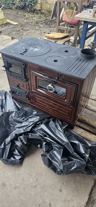 Буржуйка печь с плитой новая