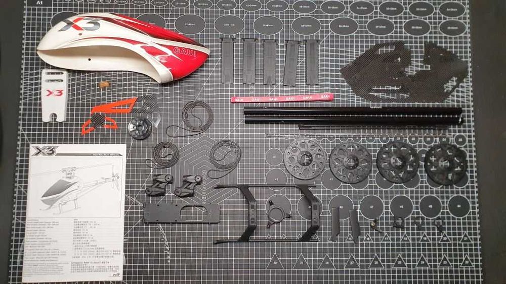 TSH Gaui X3 Kit + części (Śmigłowiec Helikopter RC)
