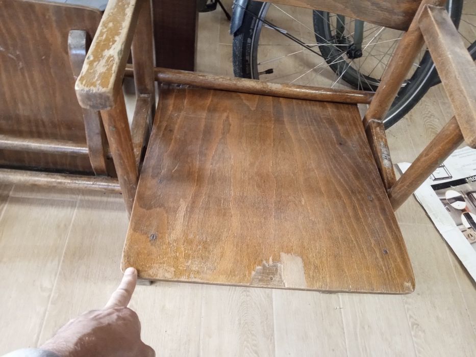 Krzesła kinowe - PRL