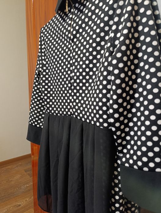 Туніка в горох подовжена