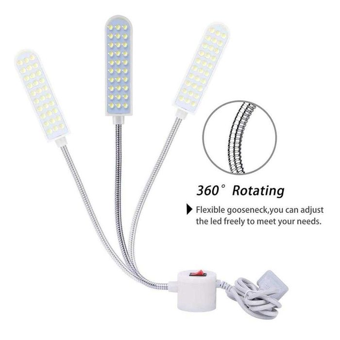 Candeeiro para Máquina de Costura, 30 LEDs (NOVO)