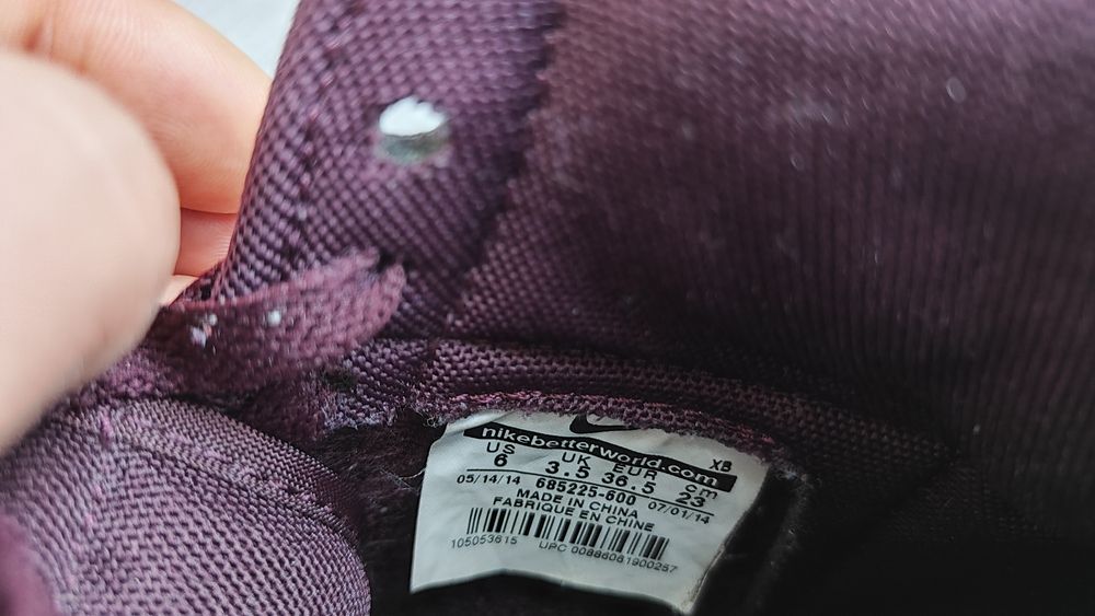 Продам кросівки хайтопи Nike жіночі 36,5 розмір