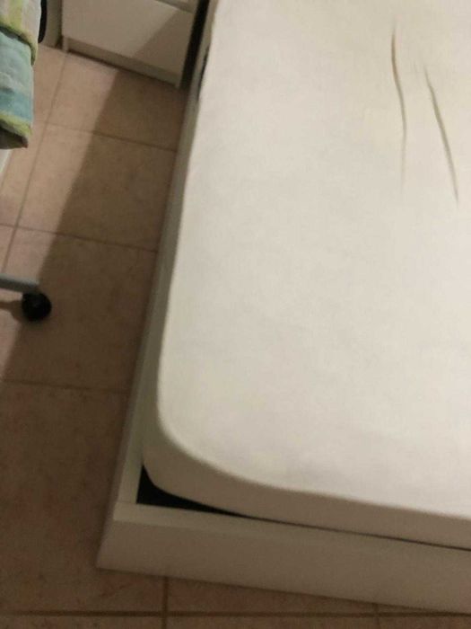 Cama Solteiro com 2 colchões