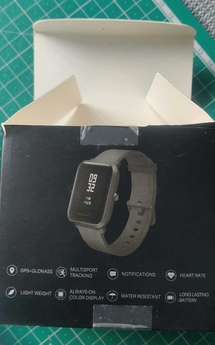 Amazfit Bip – Smartwatch Preto | Bateria Longa Duração