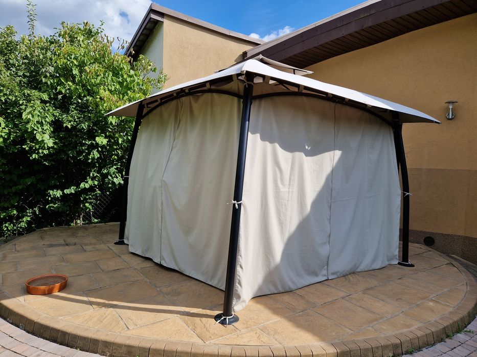 Pawilon ogrodowy GRANISLE szary - 3,28 x 3,27 m