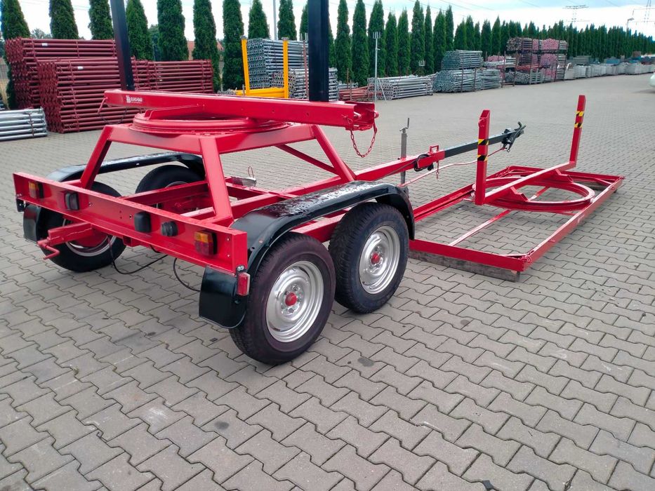 Przyczepa dłużycowa dłużyca EIGENBAU DMC 680 kg stali drutu słupów A/2