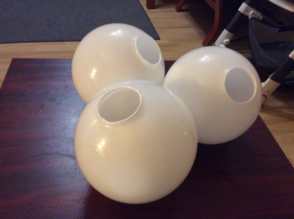 Klosze 3 szt w kształcie kuli