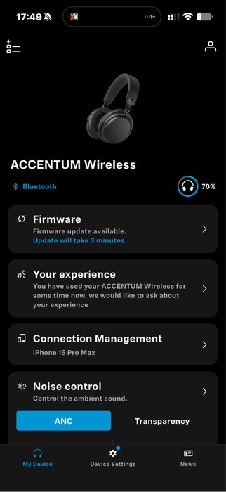 Продам Sennheiser Accentum Black Оригінал