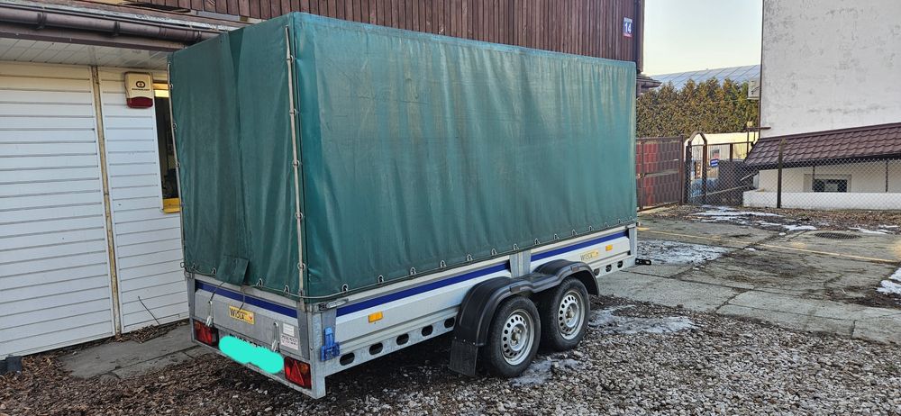 Przyczepka WIOLA dwuosiowa 350cm Przyczepa Premium Idealna 2 osie