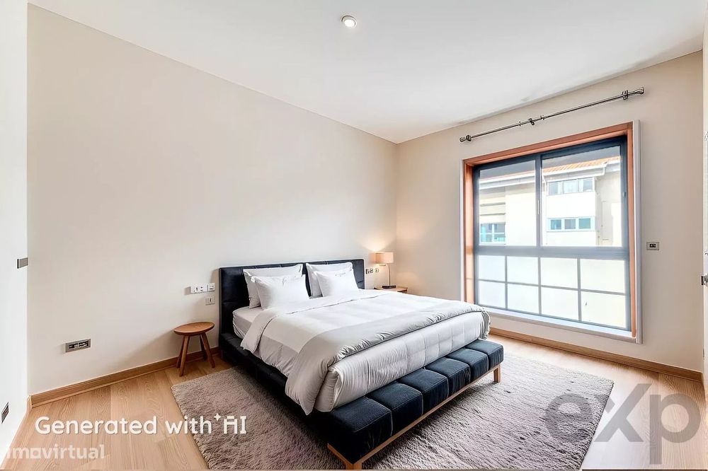 Apartamento T2  remodelado, varandas com vista desafogada, arqueamento