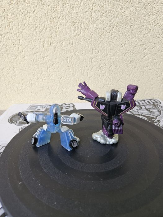 Transformers Robot Heroes Mini Figures - Mirage & Skywarp
