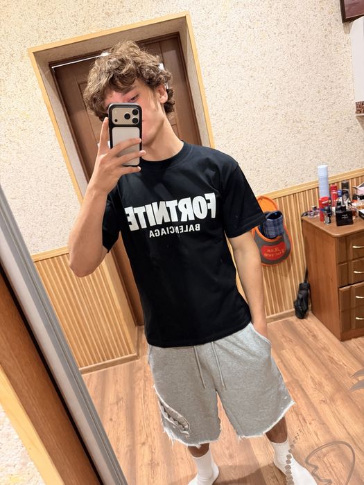 Футболка Balenciaga fortnite opium drip drill archive erd viper y2k rap skate дрип