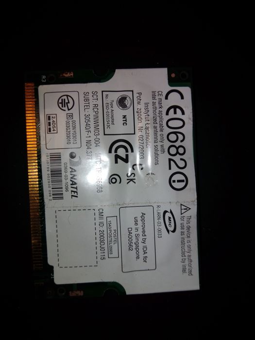 Placa Wireless Intel WM3B2100442237969393920001