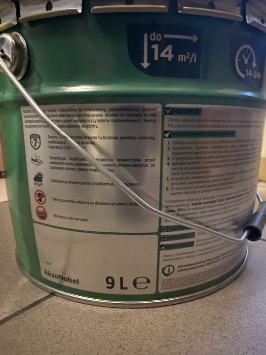 IMPREGNAT SADOLIN CLASSIC, szwedzka czerwień, 9l posiadam 5 szt.