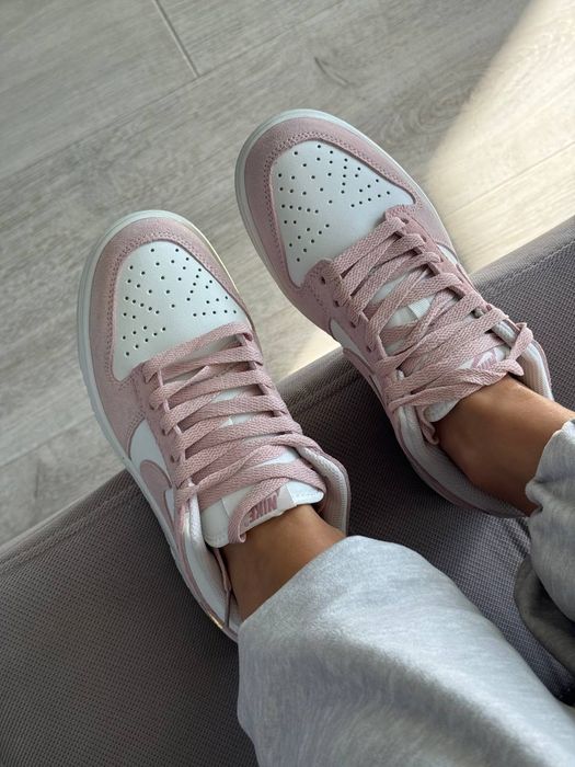 ‼️Жіночі кросівки Nike Dunk Low Pearl Pink Sail трендові жіночі кросівки найк данк рожеві
