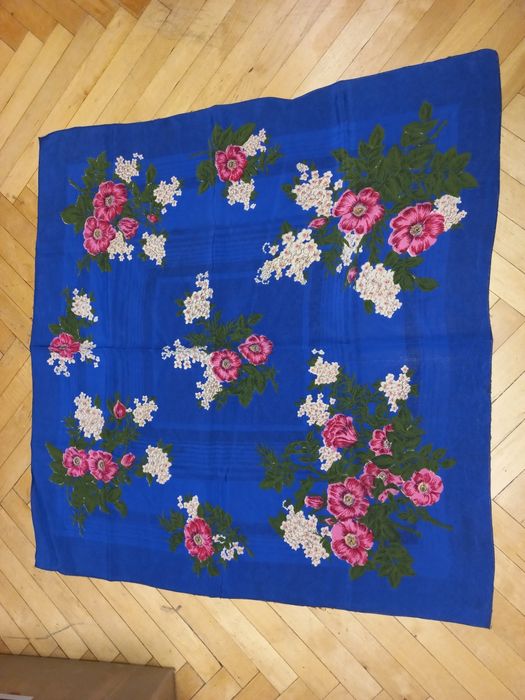 Хустка платок синя