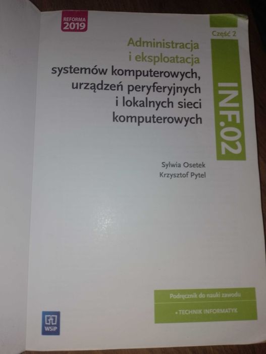 Administracja i eksploatacjia systemów komputerowych