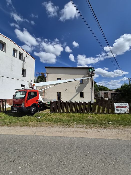 Podnośnik koszowy 26m zwyżka wynajem usługi