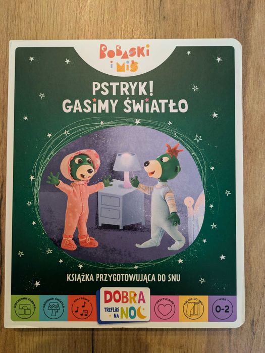 Książka dla dzieci Pstryk! Gasimy światło Rodzina Treflików usypianki