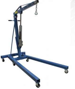 Grua hidráulica motores grueta oficina c/ capacidade 2000kg JL20