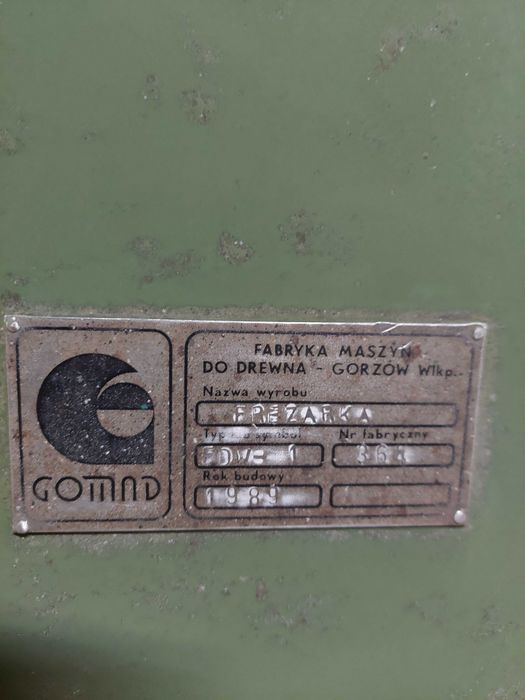 Frezarka dolnowrzecionowa Gomad FDW1