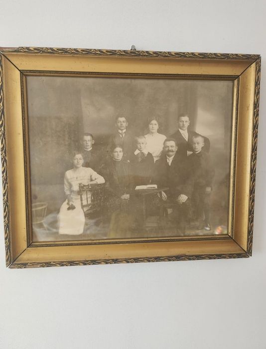 Stare zdjęcie w ramie