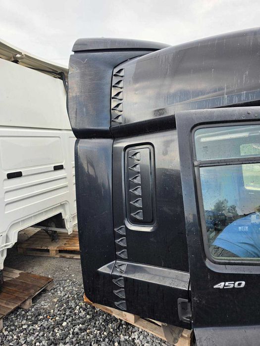 Комплект спойлерів кабіни (обтікачі) DAF CF Euro 6 Space Cab / Super Space Cab (Колір: Чорний)