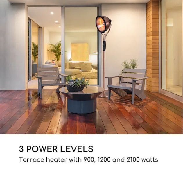 Инфракрасный обогреватель Blumfeldt Heatspot Terrace 2кВт(Бронзовый)