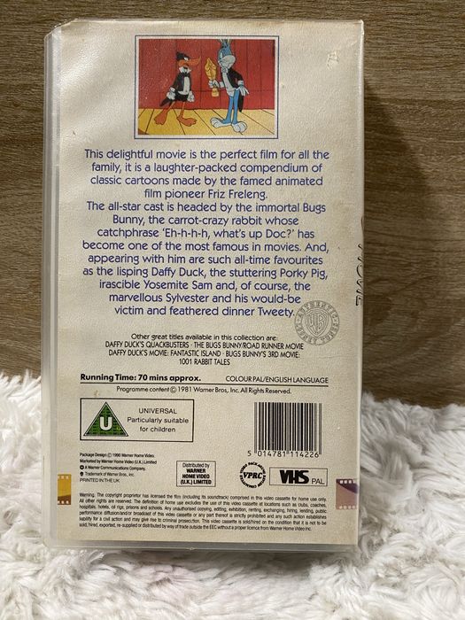 Kaseta VHS Bugs Bunny
