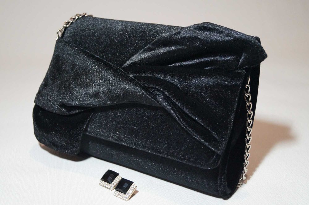 Оксамитовий клатч вечірній (вечірня сумка жіноча)
