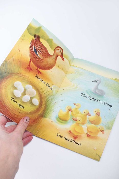 книга Гидке каченя з дуже гарними малюнками (англійською)