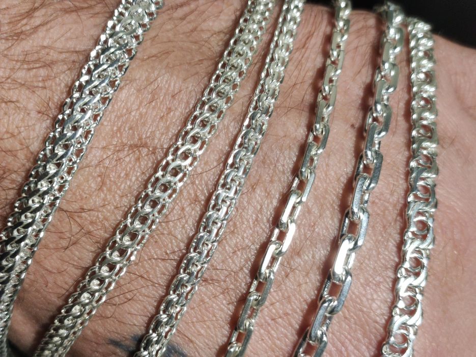Цепочки серебро 925 в наличии новое