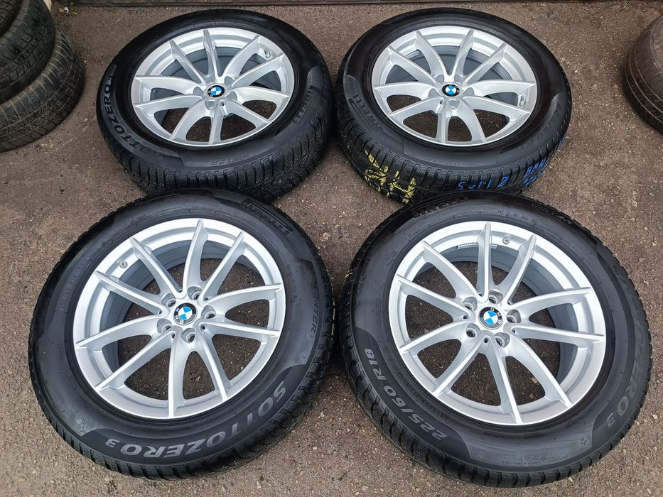 5x112 Alufelgi Felgi Aluminiowe 18 Koła Zimowe BMW X3 G01 X4 G02 2 G42 3 G20 G21 4 G22 G23 4GT G26 5 G30 G31 6 G32 7 G11 G12 Mercedes Audi 225/60 7,5mm