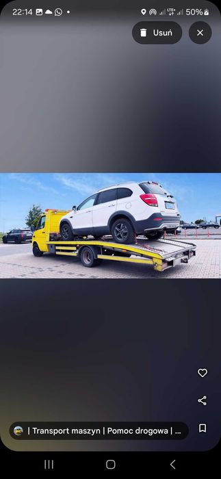 Transport maszyn,ciągników siodlowych,niskpodwoziowy