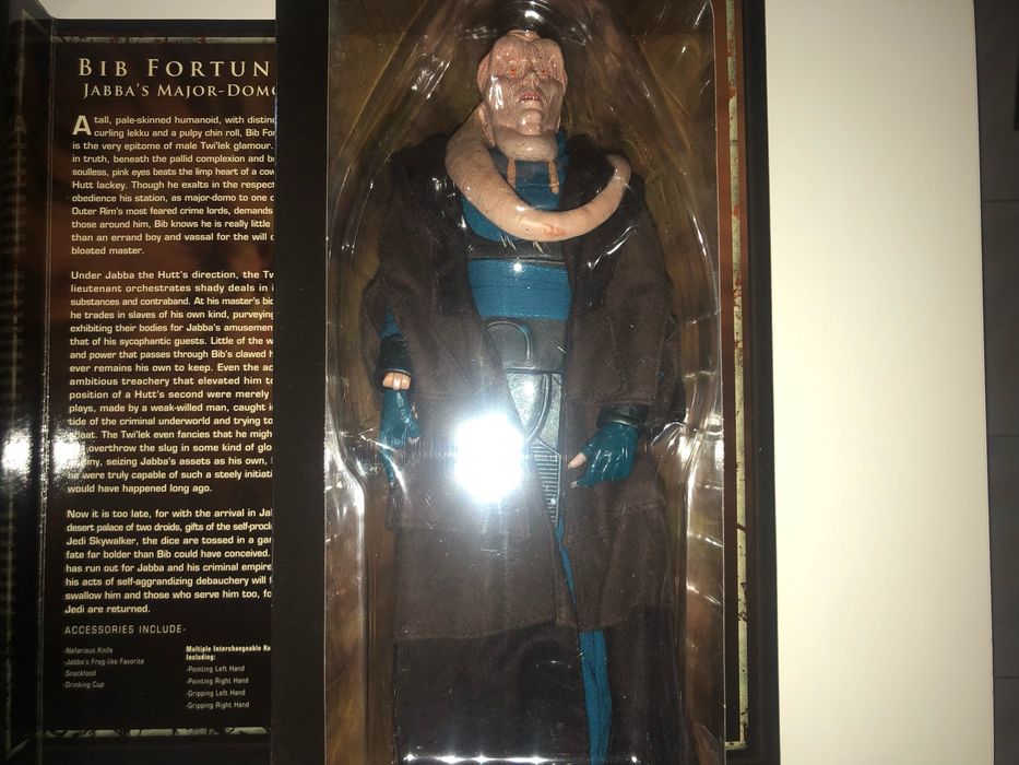 Sideshow Star Wars Bib Fortuna figura tipo Hot Toys