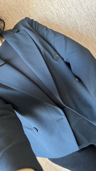 Пиджак темно -синій Pull  bear