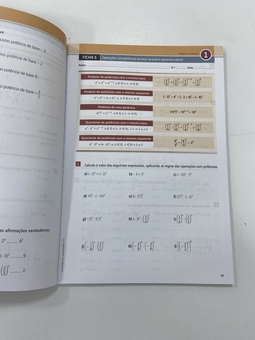 Caderno de atividades Matematemáticamente falando 7 ano