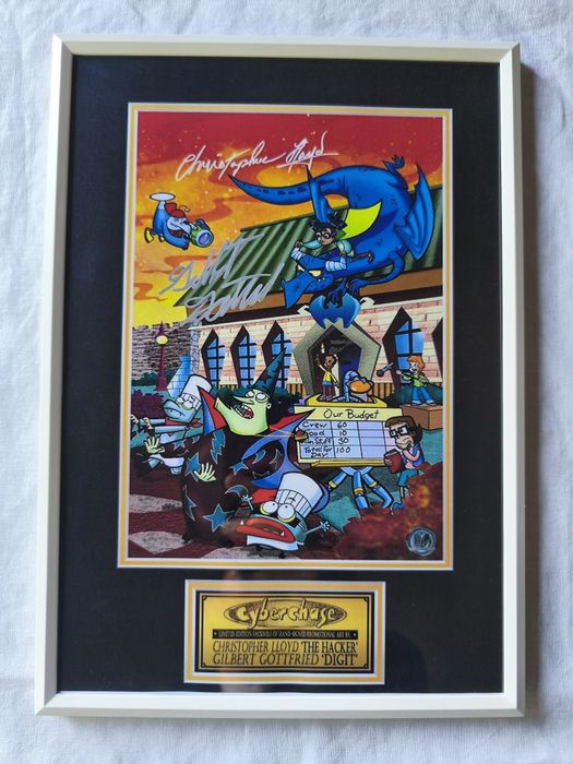 Moldura Série Cyberchase com Autógrafos (A4)