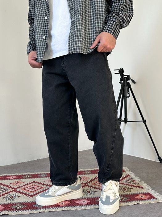 Джинси чоловічі широкі банани, balloon jeans, штани балони реп | Джинсы широкие мужские, штаны бананы, джынсы беги 90 х rap sk8 | Розмір XL