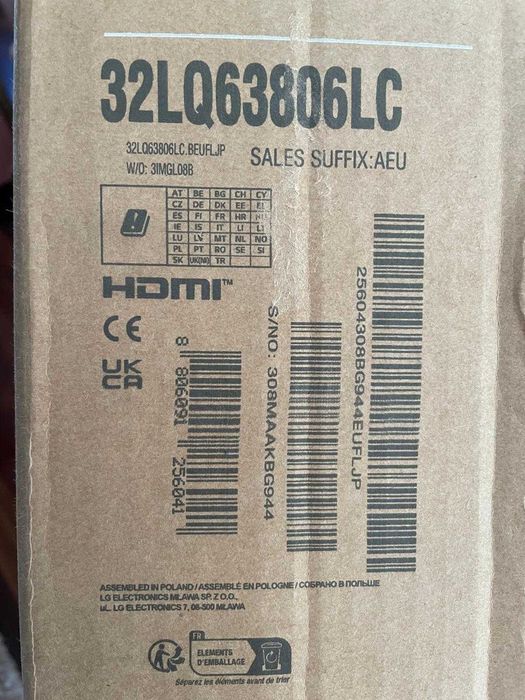 Vendo televisão 32" LG FHD 32LQ63806LC como novo